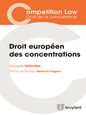 cover image of Droit européen des concentrations